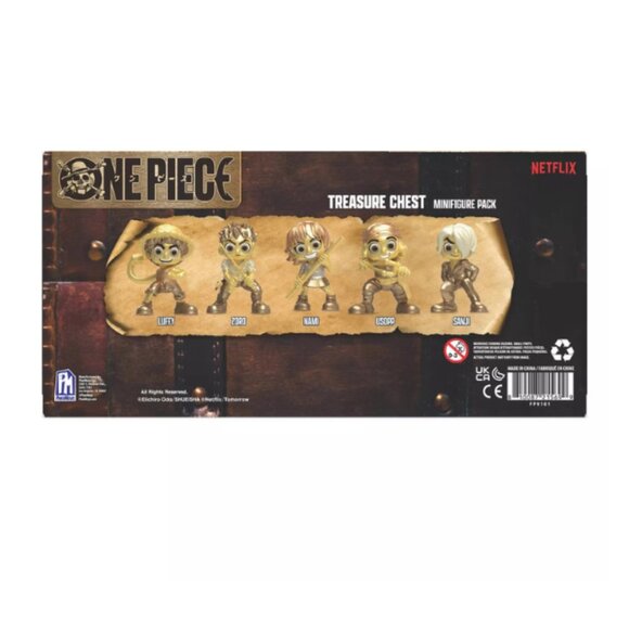 One Piece Treasure Chest Series 1 Gold Mini Figure Set 5pk Christmas Anime Gift - Picture 2 of 4